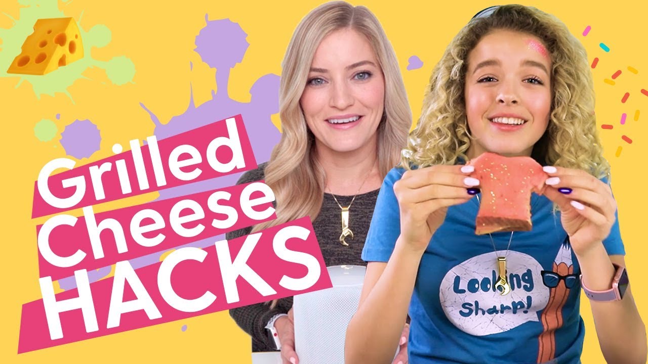 Grilled Cheese Hacks + GIVEAWAY (Closed!) w/ iJustine | GoldieBlox