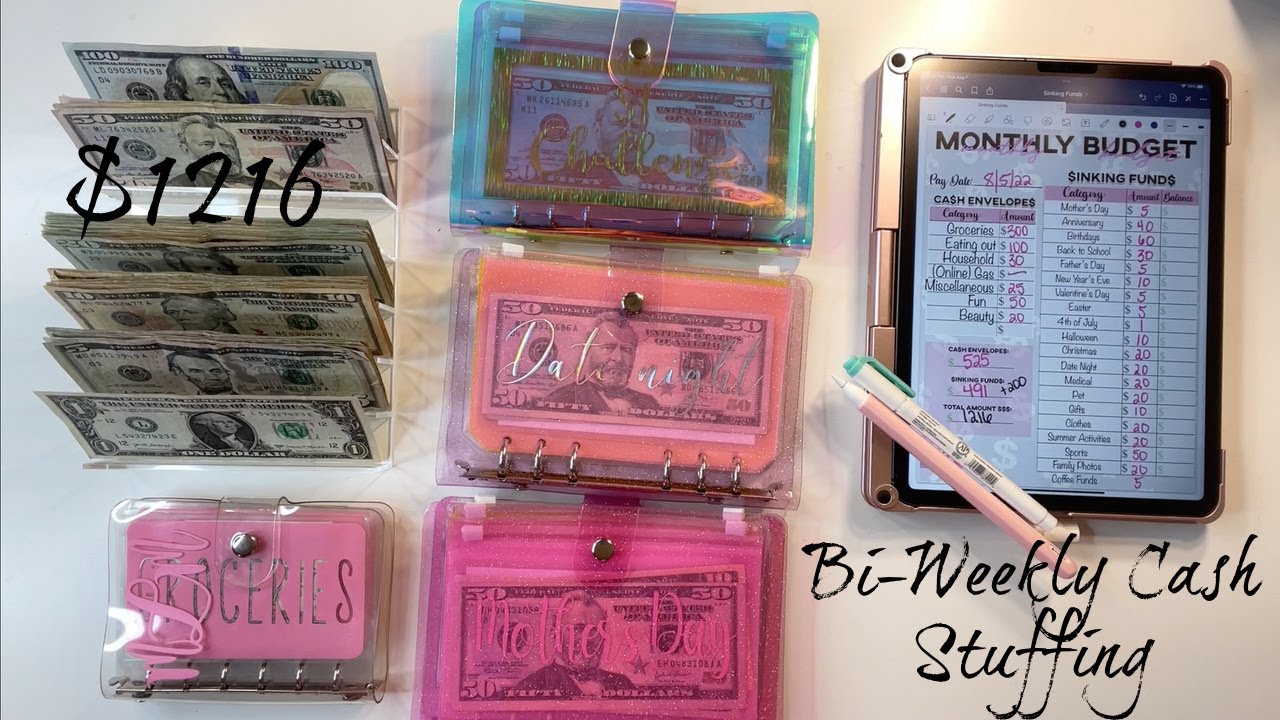 August 5th $1216 Bi-Weekly Cash Stuffing!