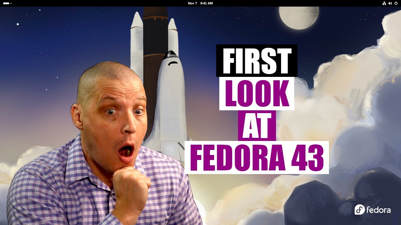 Быстрый первый взгляд на Fedora 43