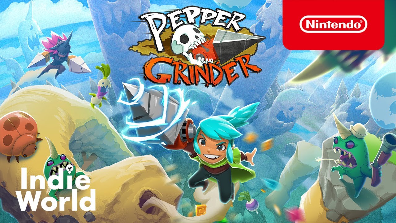 Pepper Grinder - Announcement Trailer - Nintendo Switch