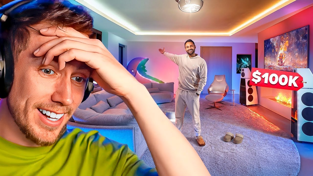 Miniminter Reacts to the DREAM Smart Living Room!