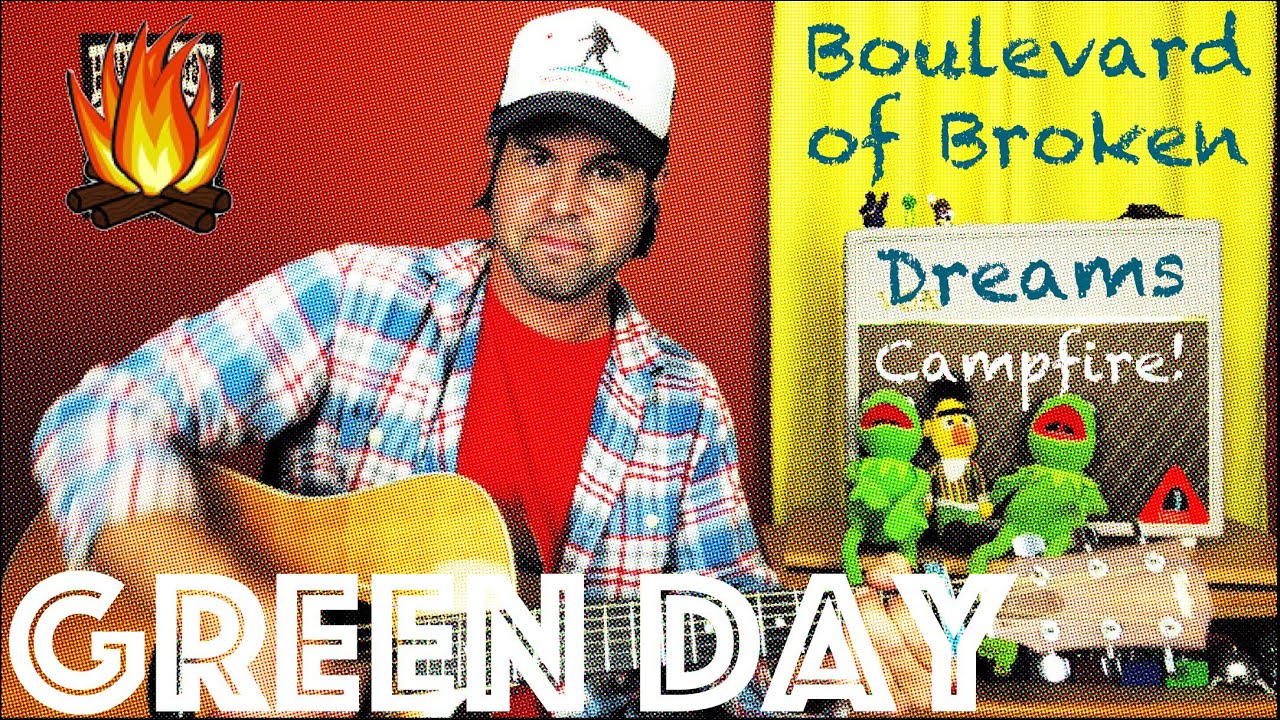 Guitar Lesson: How To Play Boulevard of Broken Dreams by Green Day - Campfire Edition!