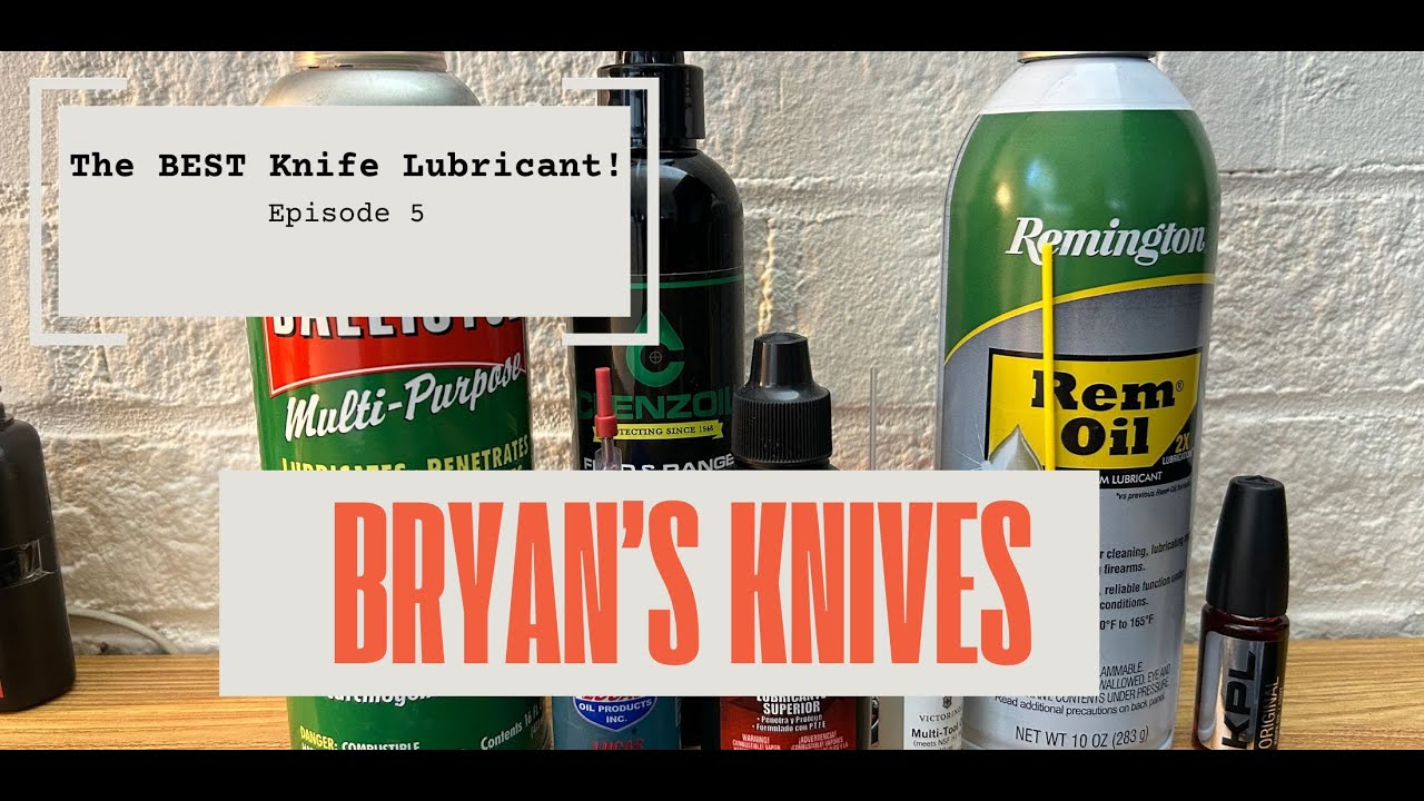 The BEST Knife Lubricant!!! @BallistolUSA