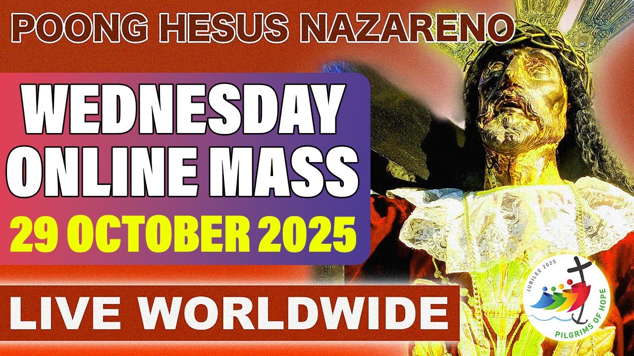 LIVE: Quiapo Church Live Mass Today • 29 October 2025 (Wednesday) - HEALING MASS ONLINE