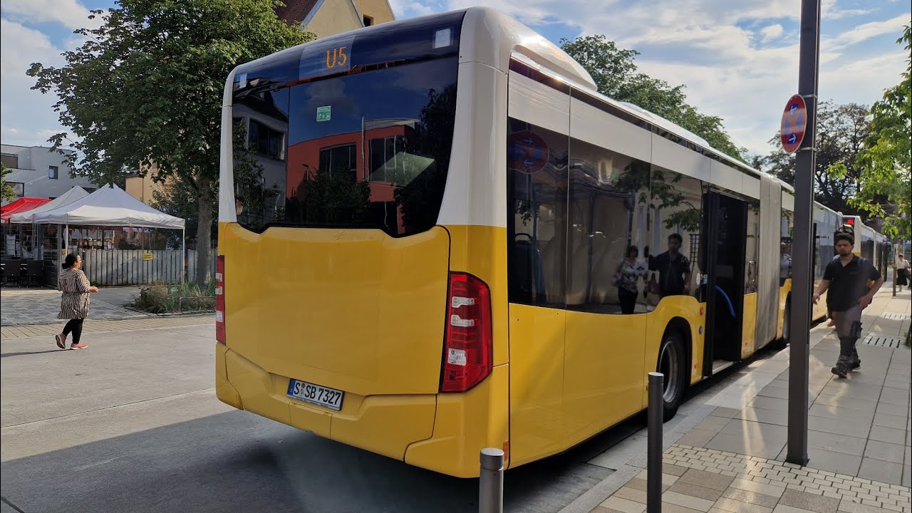 Bus Stuttgart | Mitfahrt im kompl. U5E SEV von Leinfelden Bhf. bis Stuttgart, Möhringen Bhf im C2G