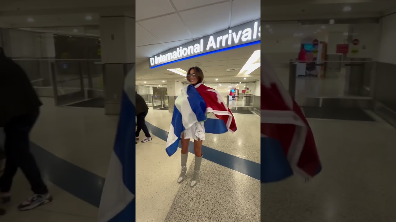 Miss Universe Cuba regresa a Miami luego de Miss Universo 2024 👑 #missuniverso #missuniversecuba