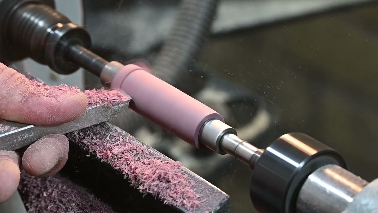 Pen Turning | Purpleheart Gear Shift Pen