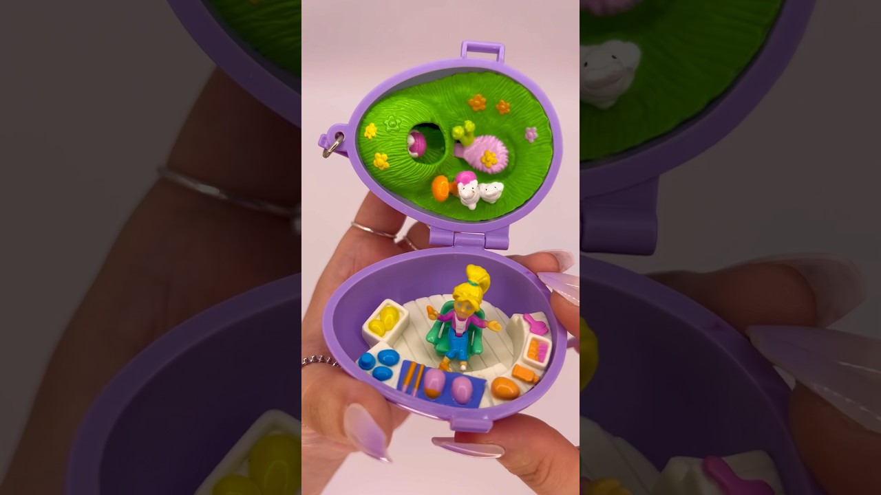 2001 Polly Pocket Egg Painting Mini Tour #pollypocket #pollypocketvintage #pollypocketcollector