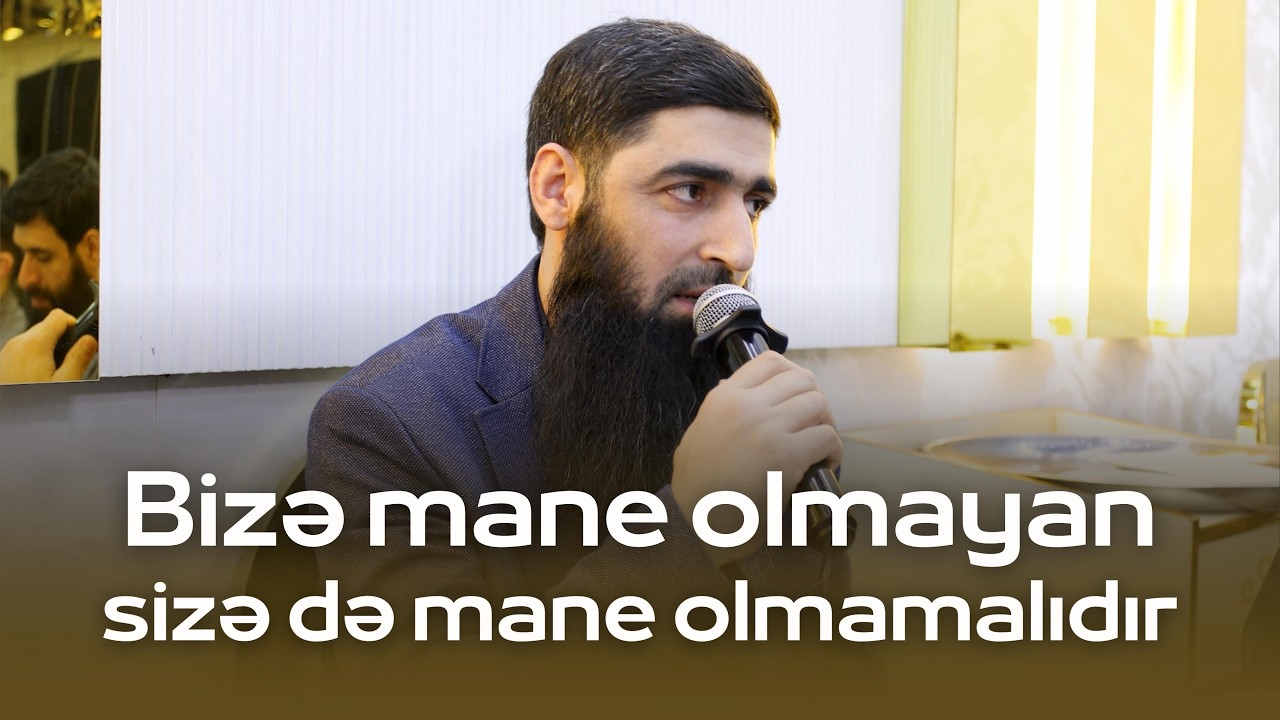 Bizə mane olmayan sizə də mane olmamalıdır - El&ccedil;in Rufullayev