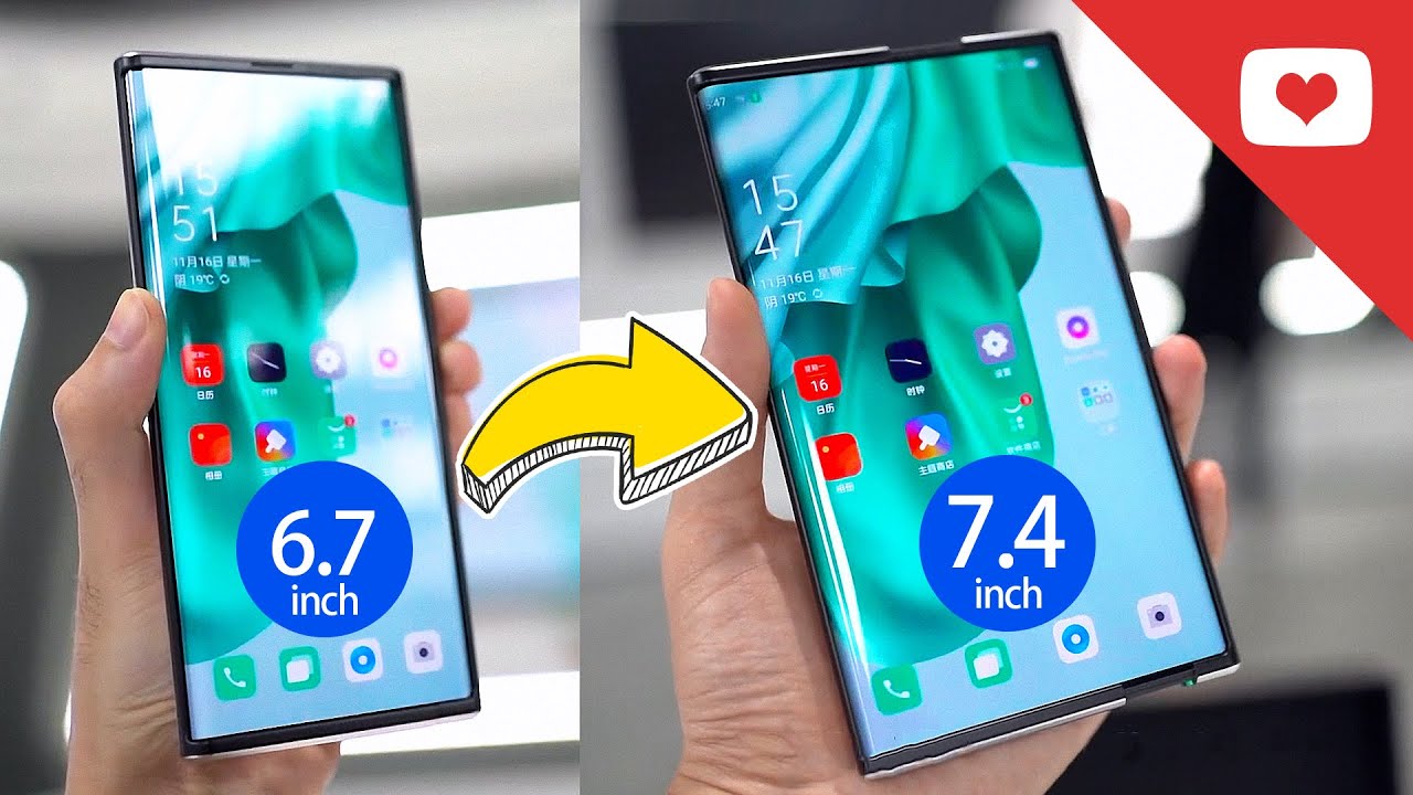 Oppo X 2021 Rollable Phone Unboxing And Oppo X2021 Hands On 2020