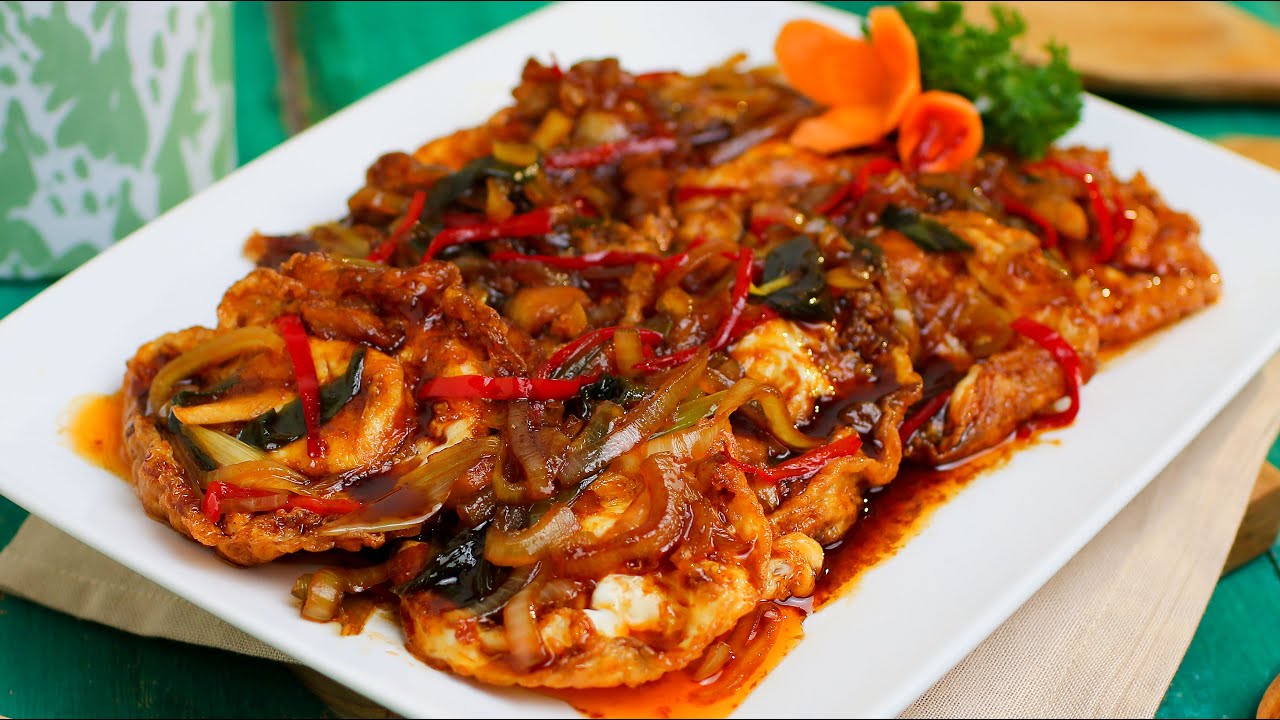 WANGI, LEZAT DAN EKONOMIS - TELUR CEPLOK KERITING SAUS MENTEGA