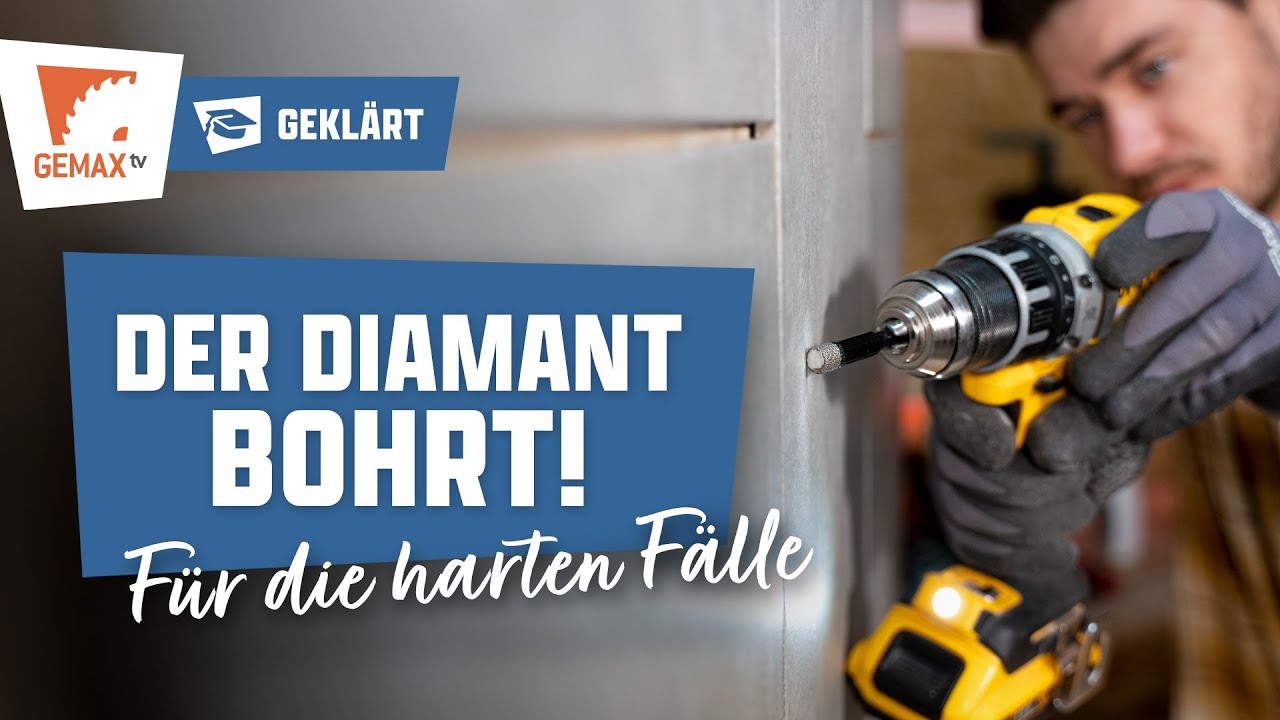 Was passiert bei einem Diamantbohrer in 120 Sekunden gekl&auml;rt | Gemax TV