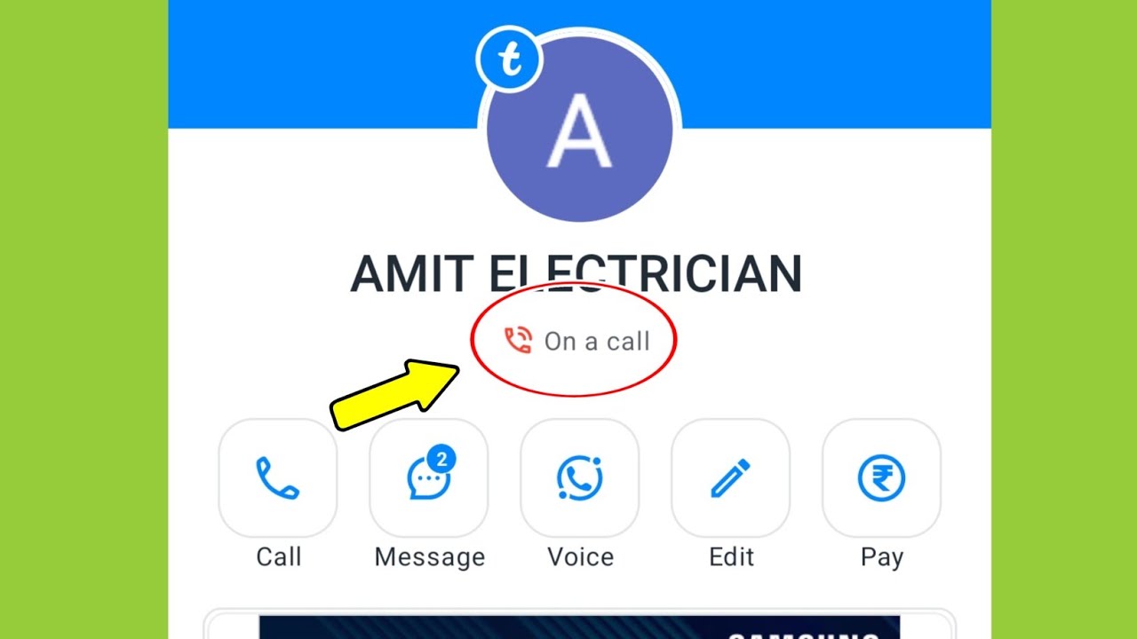 What is on a call in Truecaller me on a call kya hota hai