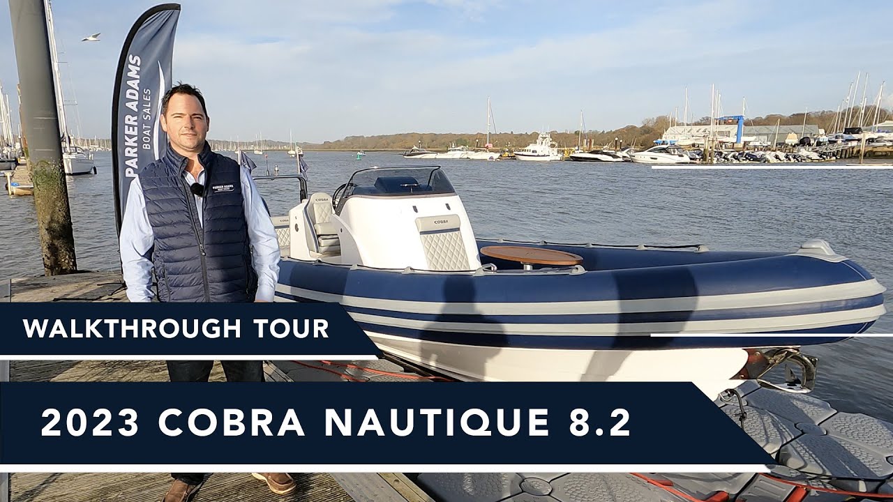 Cobra 8.2 Nautique Walkthrough Tour - 350hp Suzuki Duoprop Outboard - 50knot Beast! Stunning RIB