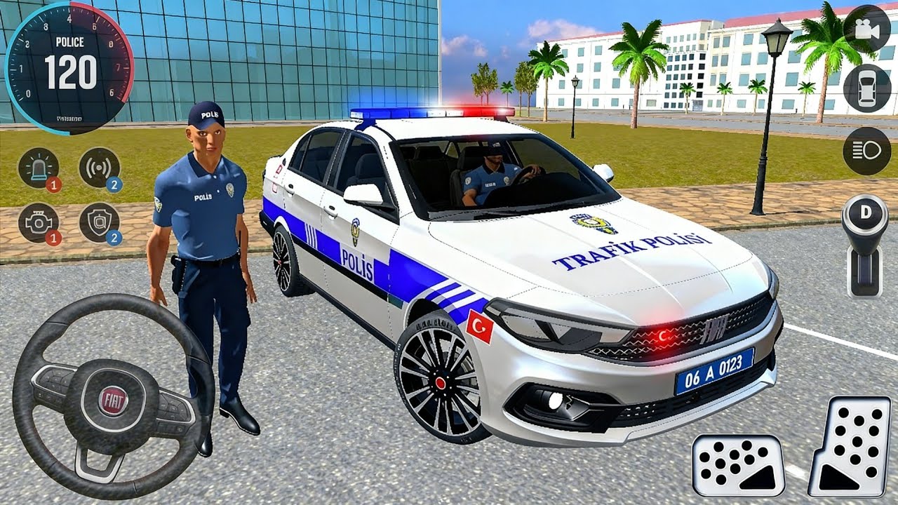 Fiat Egea Türk Polis Arabası Sürüş Oyunu - Polis Oyunu 2025 #40 | Android Gameplay