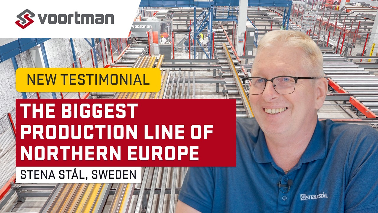The BIGGEST and MOST MODERN steel processing line of Northern Europe