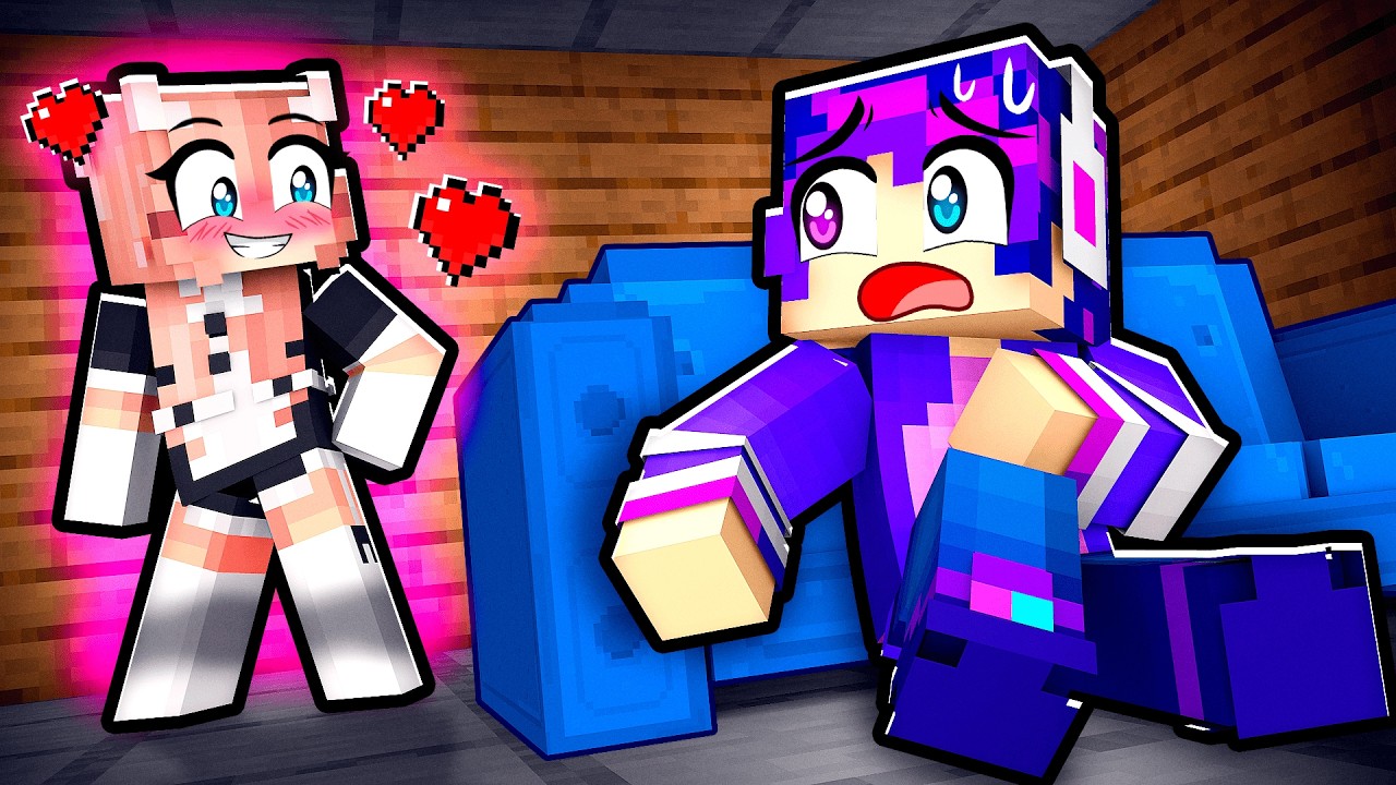 ¡Mi Maid MALVADA esta ENAMORADA de mi en MINECRAFT!💘😱