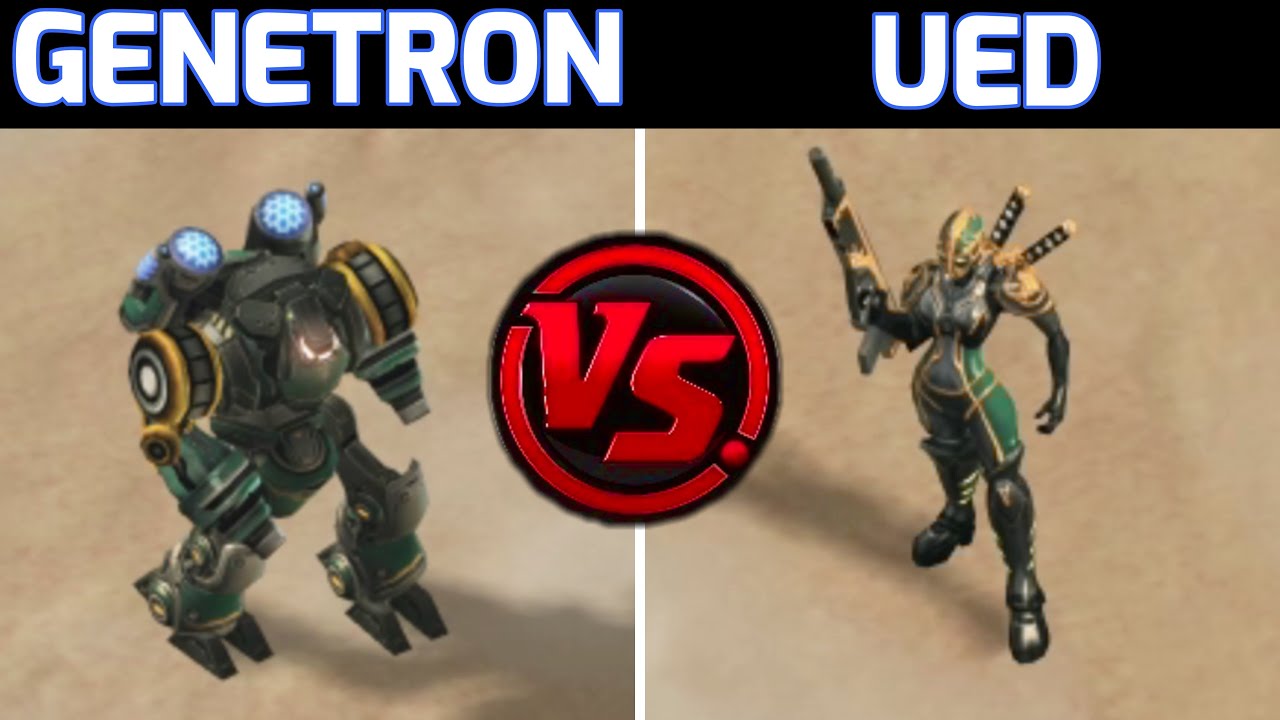 UED (Sawyer) v Genetron (KOP) - SCII Custom Race Throw Down!