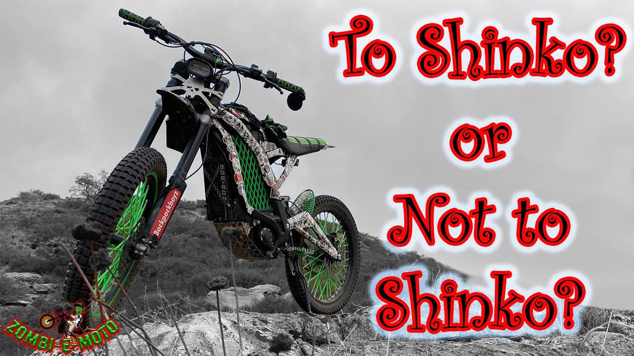 The Infamous Shinko SR 241 Tires on my Sur Ron X
