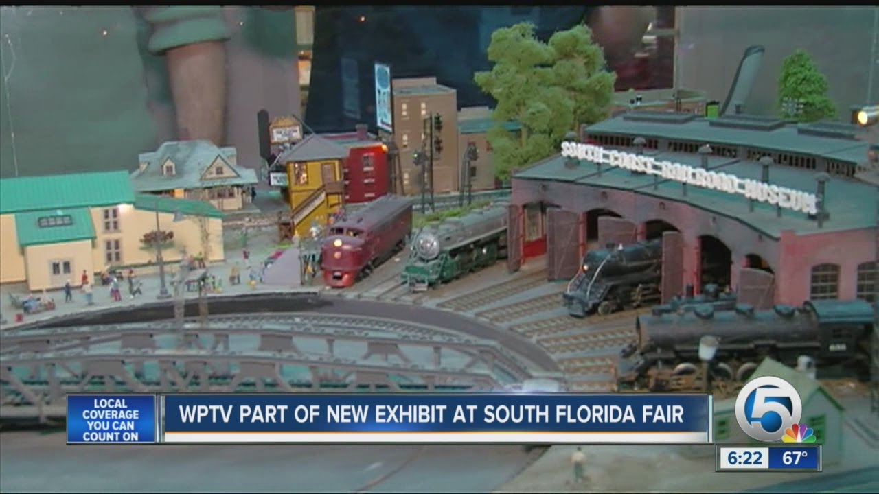 WPTV joins model railroad exhibit at the South Florida Fair