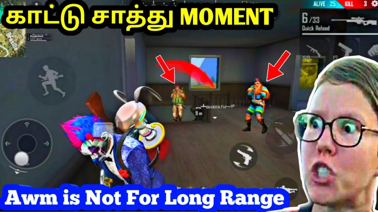 (2 vs 2) Worst 😡 AWM  Ranked Match in Freefire tamil / Freefire Ranked match tips and tricks tamil