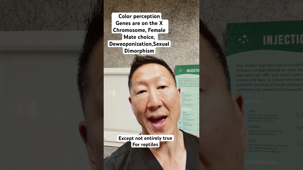 Color perception Genes are on the X Chromosome, Female Mate choice, #Deweoponization, #evolution