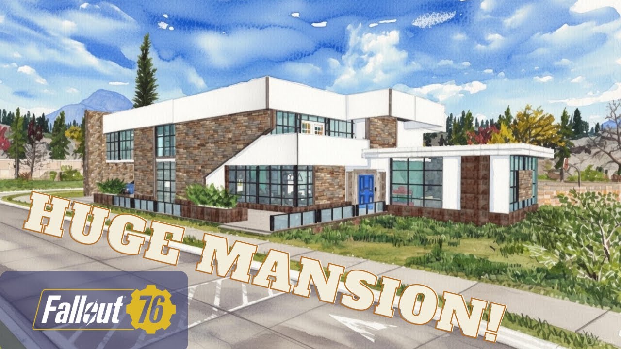 Fallout 76 | A guided tour through this HUGE mansion!