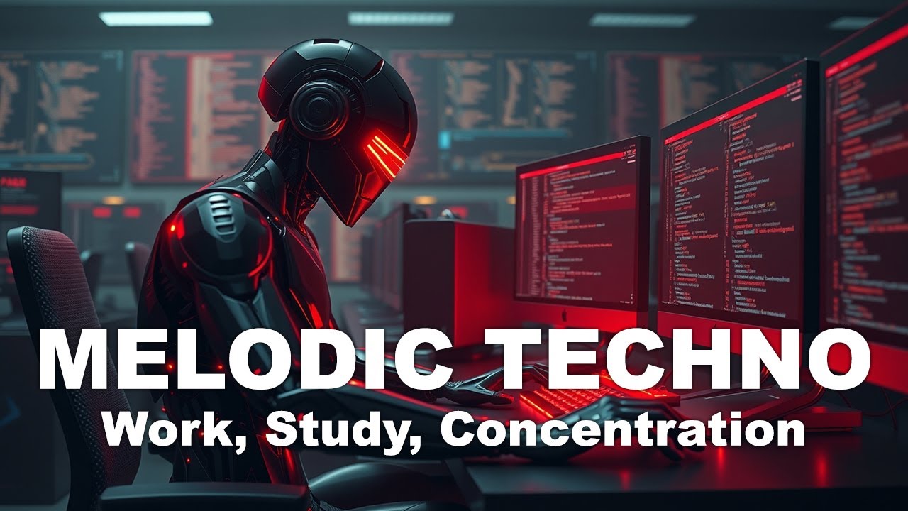Deep Melodic Techno Focus Mix | Work, Study, Concentration
