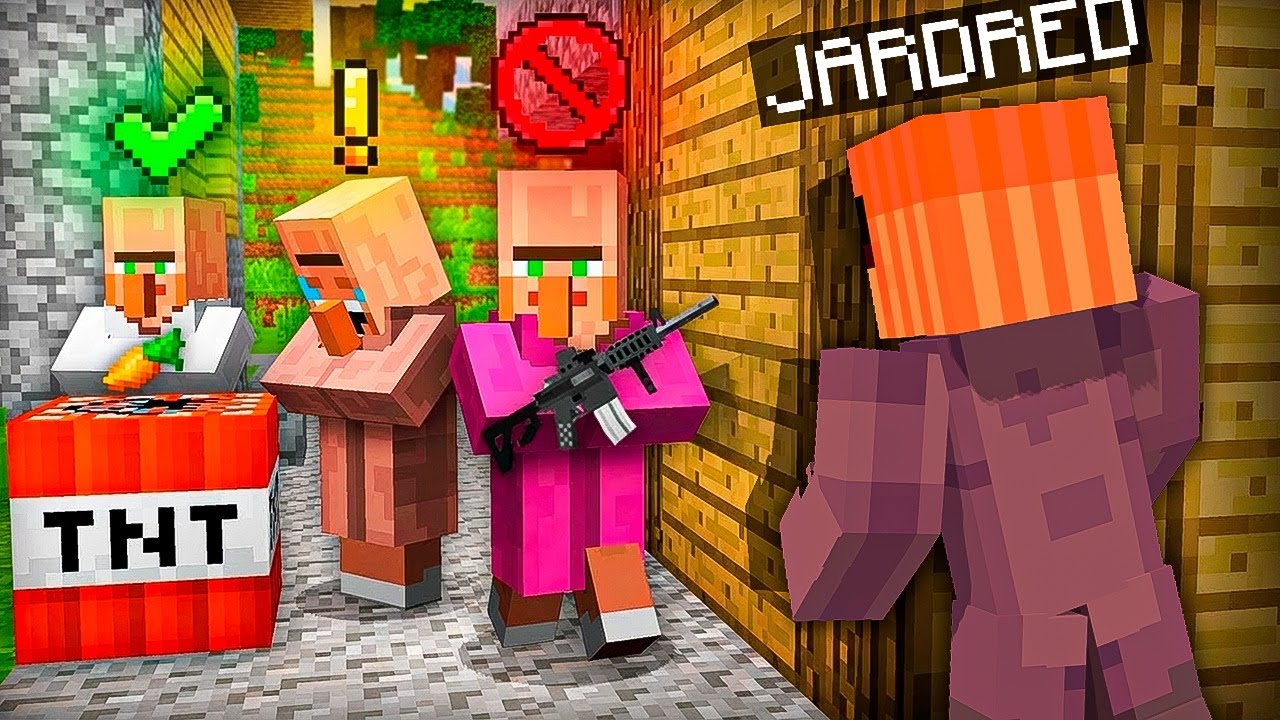 Tengo que BANEAR a los ALDEANOS de Mi Aldea en Minecraft!