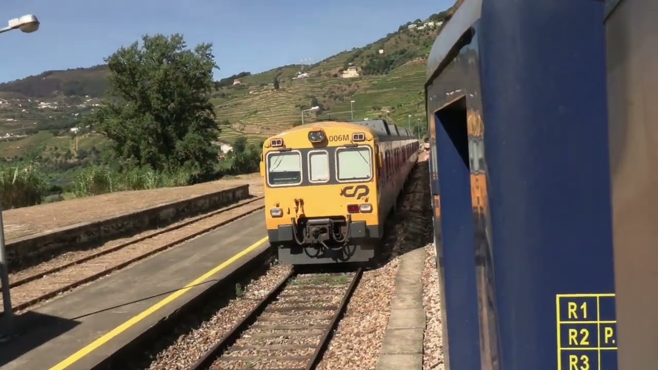 A bordo de Comboio Interregional 865 na Linha do Douro - Mosteirô a Tua - 18 Aug 2024