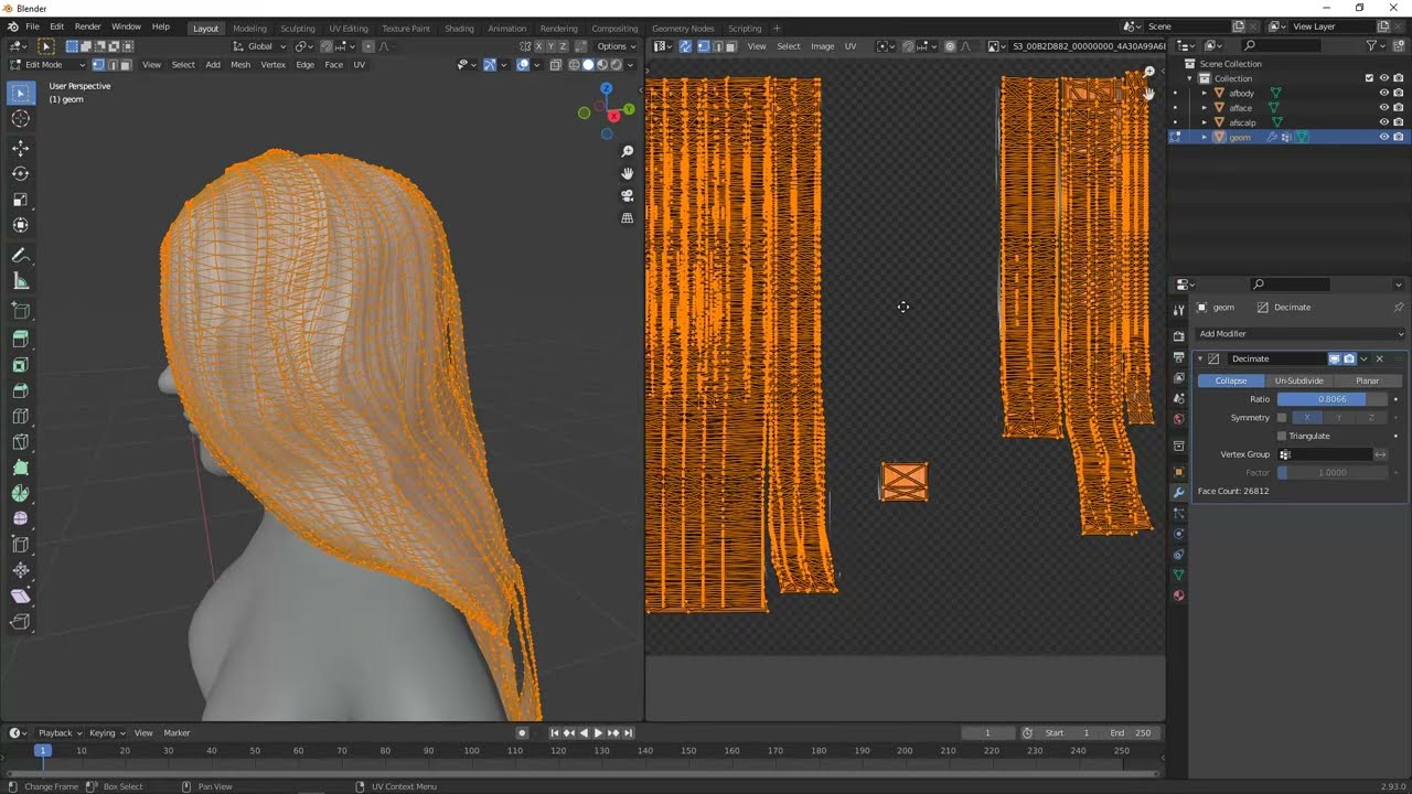 PART 3: How to reduce polycounts for hairstyles in sims 3