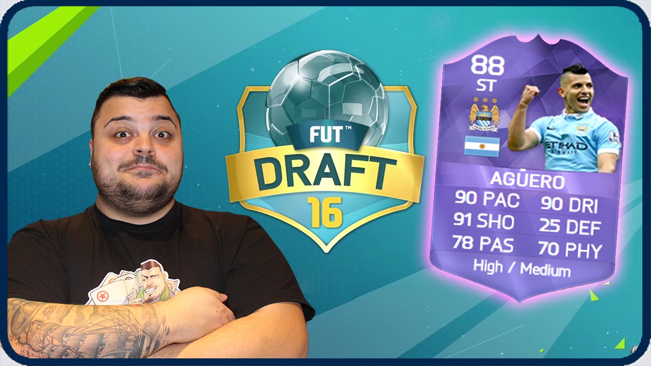 FIFA 16 FUT DRAFT : AGUERO HERO DISTRUTTIVO !