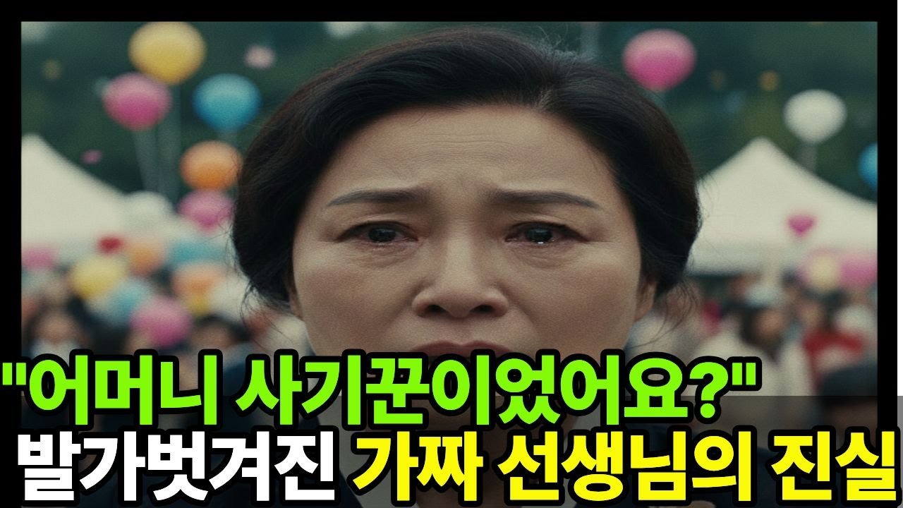 아들의 행복을 위해 '가짜 인생'을 선택해야만 했던 한 어머니의 가슴 시린 고백. 32년 차 행정실 직원이 꽃분홍 스카프를 두르고 교단에 서야만 했던 이유는 무엇일까요?
