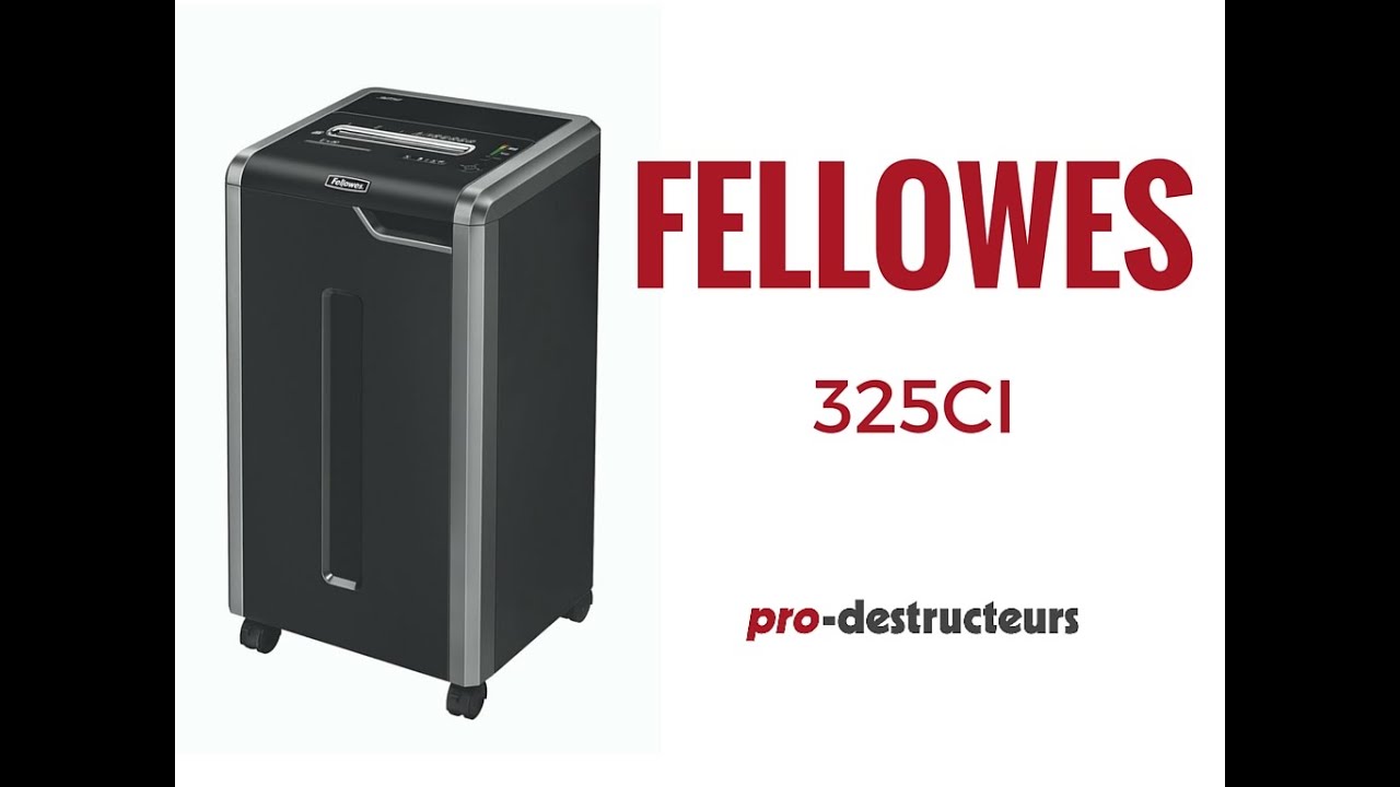 Destructeur de documents FELLOWES 325Ci