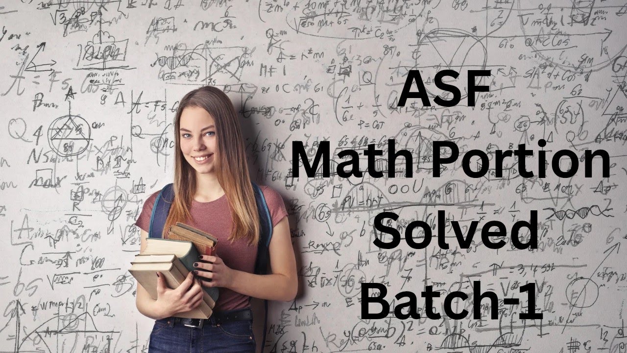 Inspector ASF Math PORTION SOLVED |HELD ON  24 May 2025