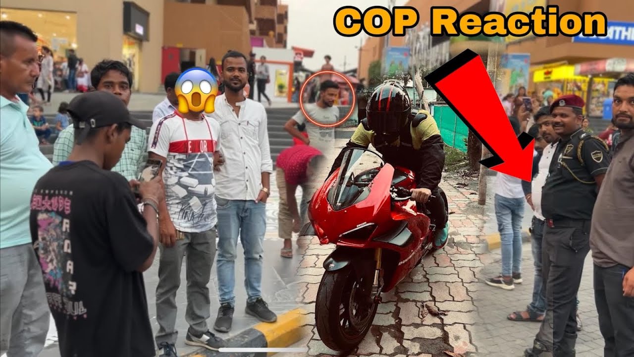 Ducati Panigale V4s  in Local Siliguri Market 🥵 PUBLIC REACTION SUPERBIKES🔥 | Cute girls 😂 Clickbait