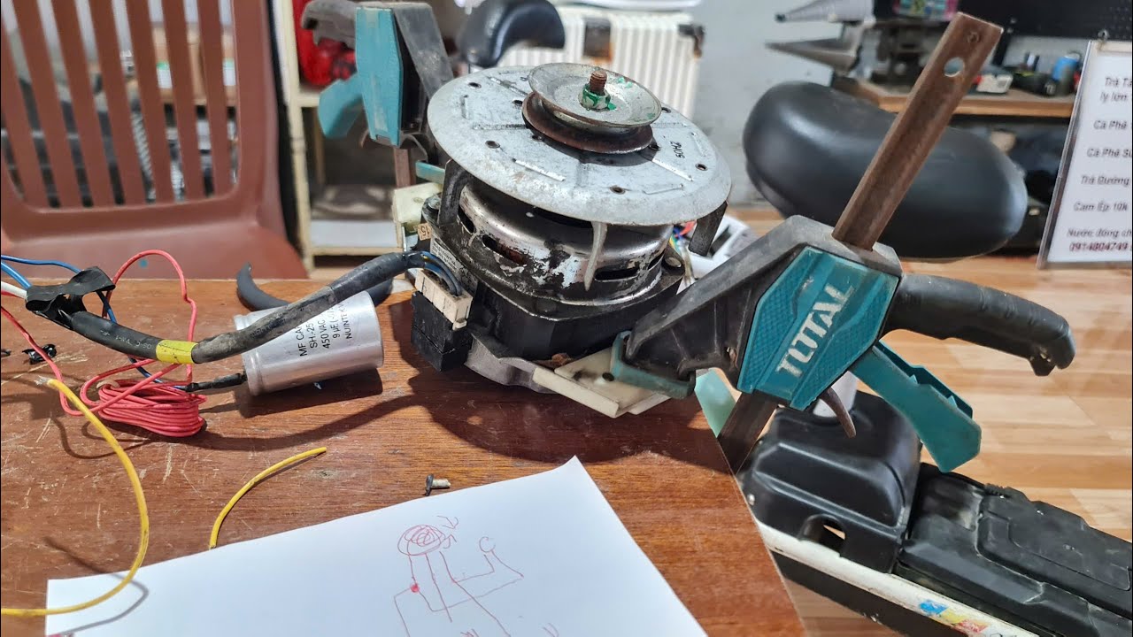 Cách đấu dây diện cho motor máy giặt chạy đơn giản dễ hỉu, và cách đảo chiều xoay