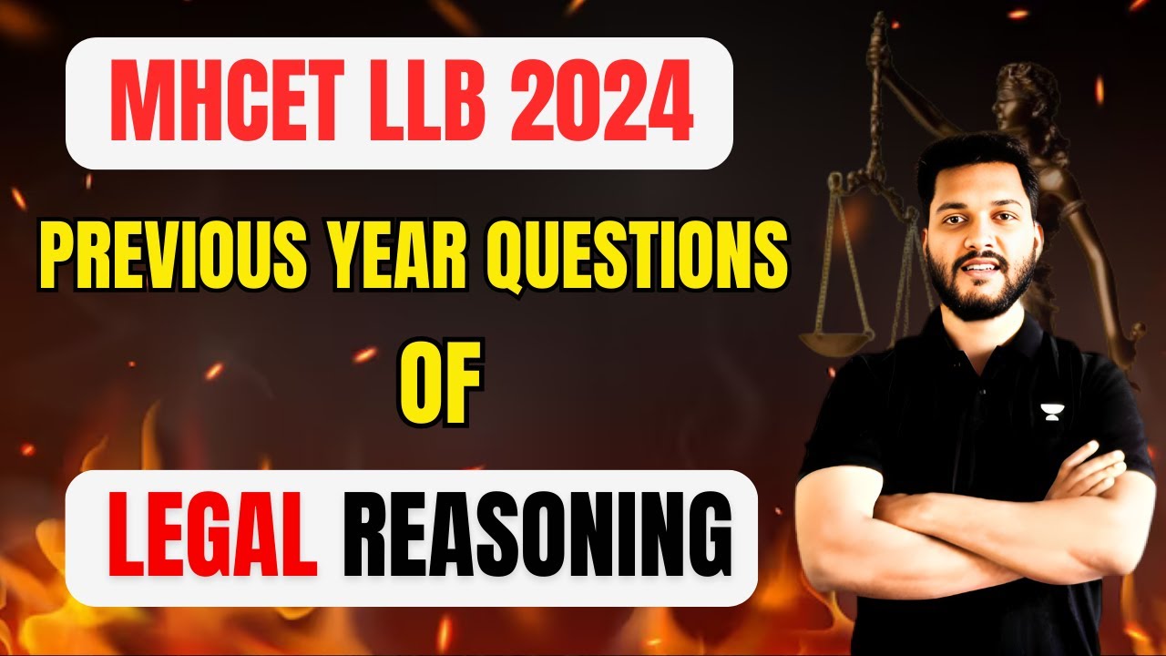 MHCET  LLB 2024 | LEGAL REASONING | PREVIOUS YEAR QUESTIONS | MHCET 2024 #mhcet