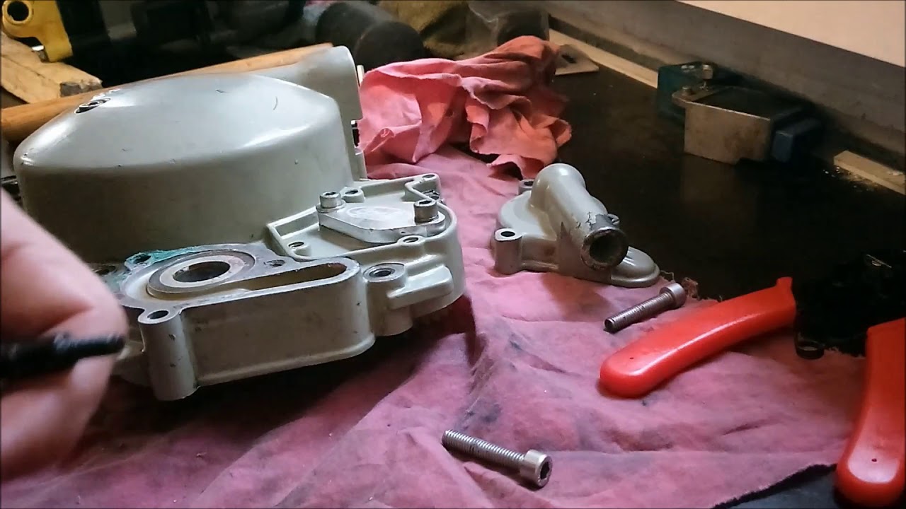 tuto#1 changer sa pompe à eau sur derbi euro3/2