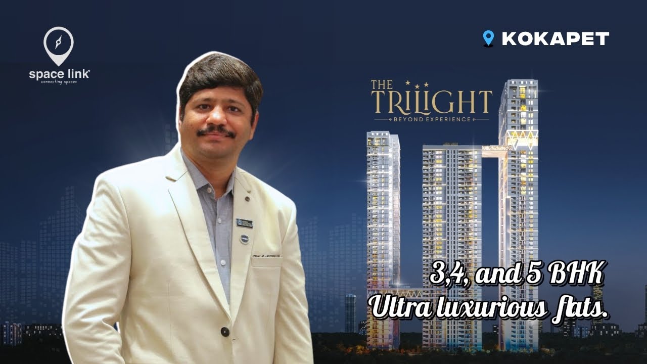 3, 4 & 5 BHK Ultra-Luxury Apartments | The Trilight, Golden Mile Road, Kokapet Hyderabad