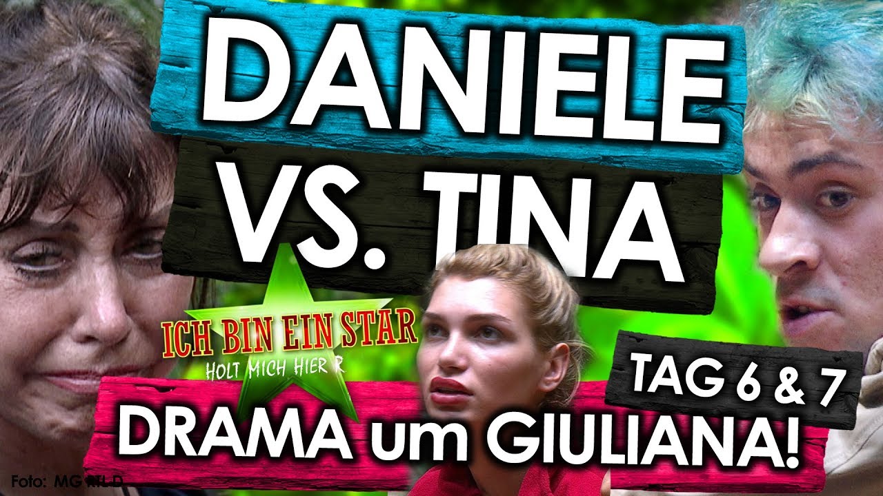 Dschungelcamp 2018 - Tag 6 & 7:  Giulianas DRAMA-Auszug 🙈! MEGA-Zoff: Daniele VS. Tina bei IBES RTL