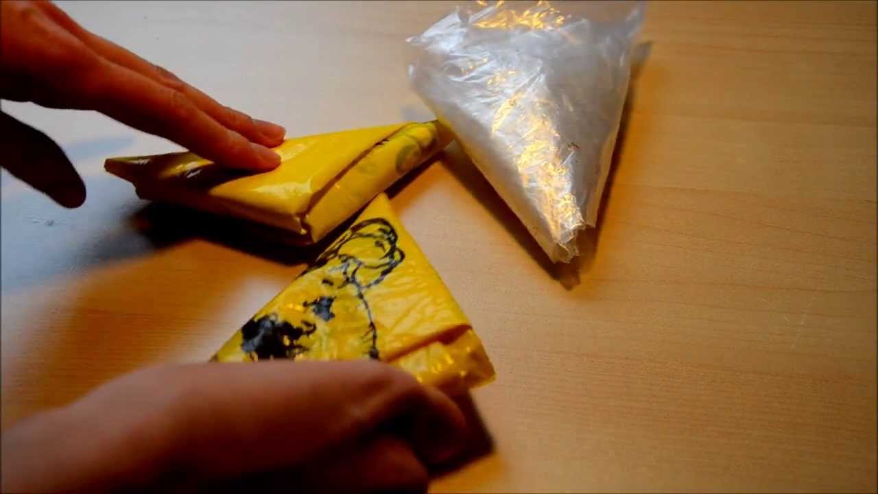 Patricias Hack #1: Tüte zu Mini-Dreieck falten