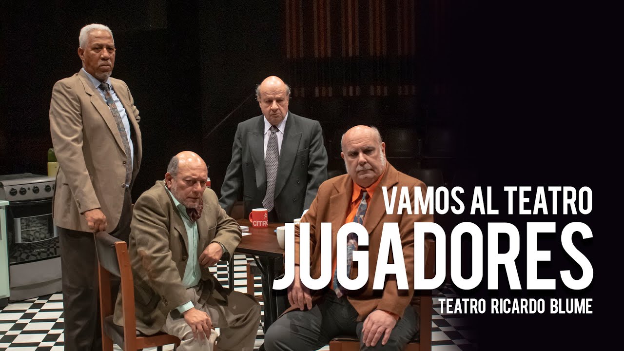 JUGADORES - Alberto Isola, Alfonso Santistevan, Ricardo Velásquez en Teatro Ricardo Blume