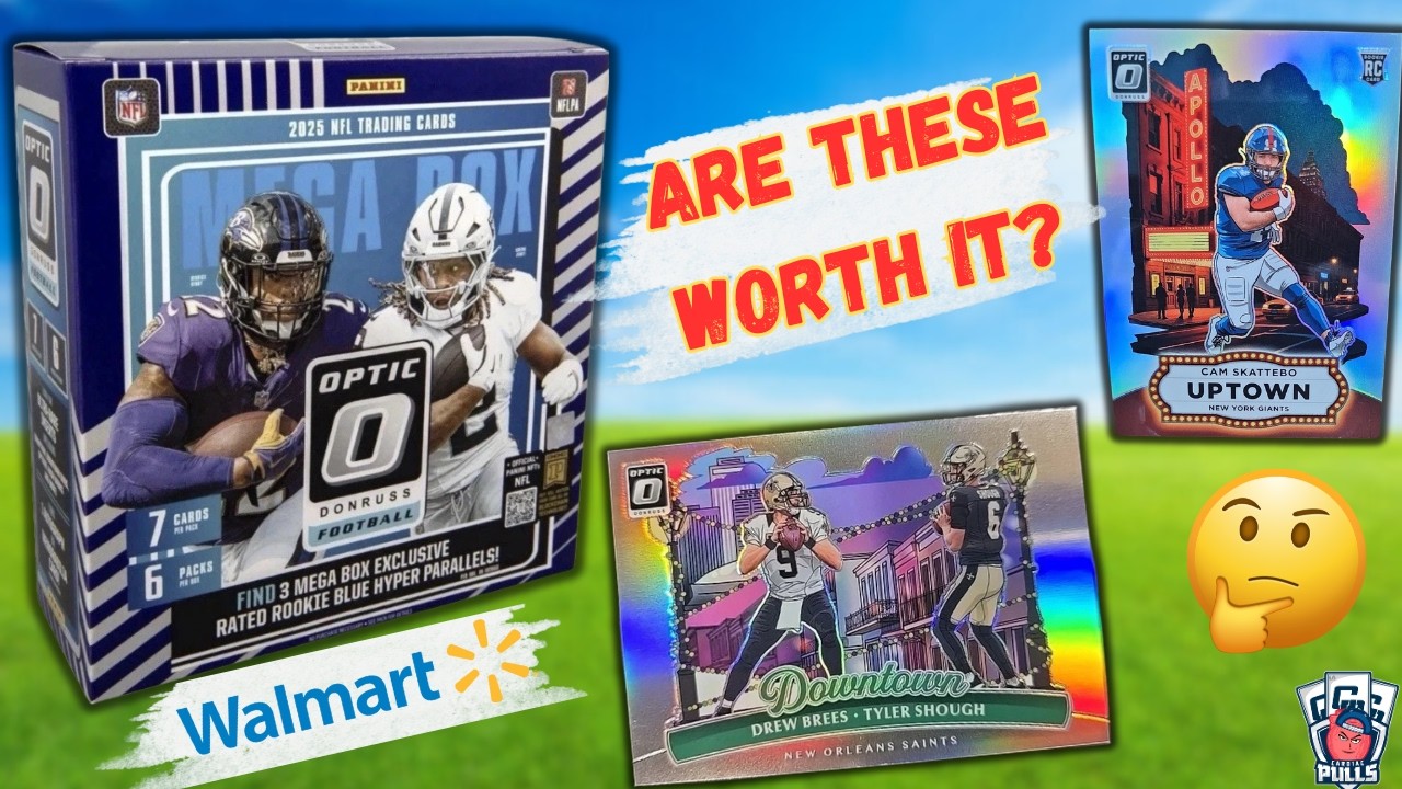 ARE THEY LOADED? 🔥 2025 Donruss Optic NFL Mega Box (Walmart Exclusive)