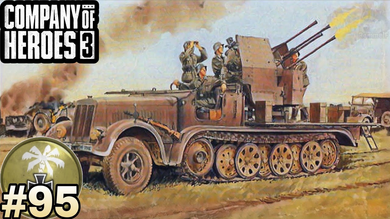 Company Of Héroes 3 #4vs4 #95 Afrika Korps