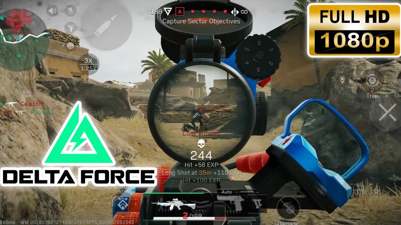 Delta Force Mobile Gameplay | 1080p Max Graphics | Intense FPS Action