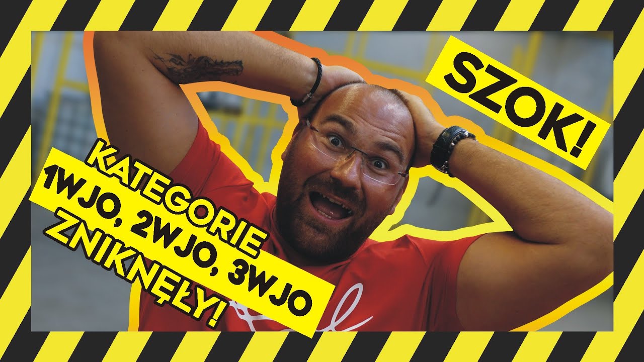 SZOK! Kategorie 1WJO, 2WJO, 3WJO zniknęły z UDT!!!