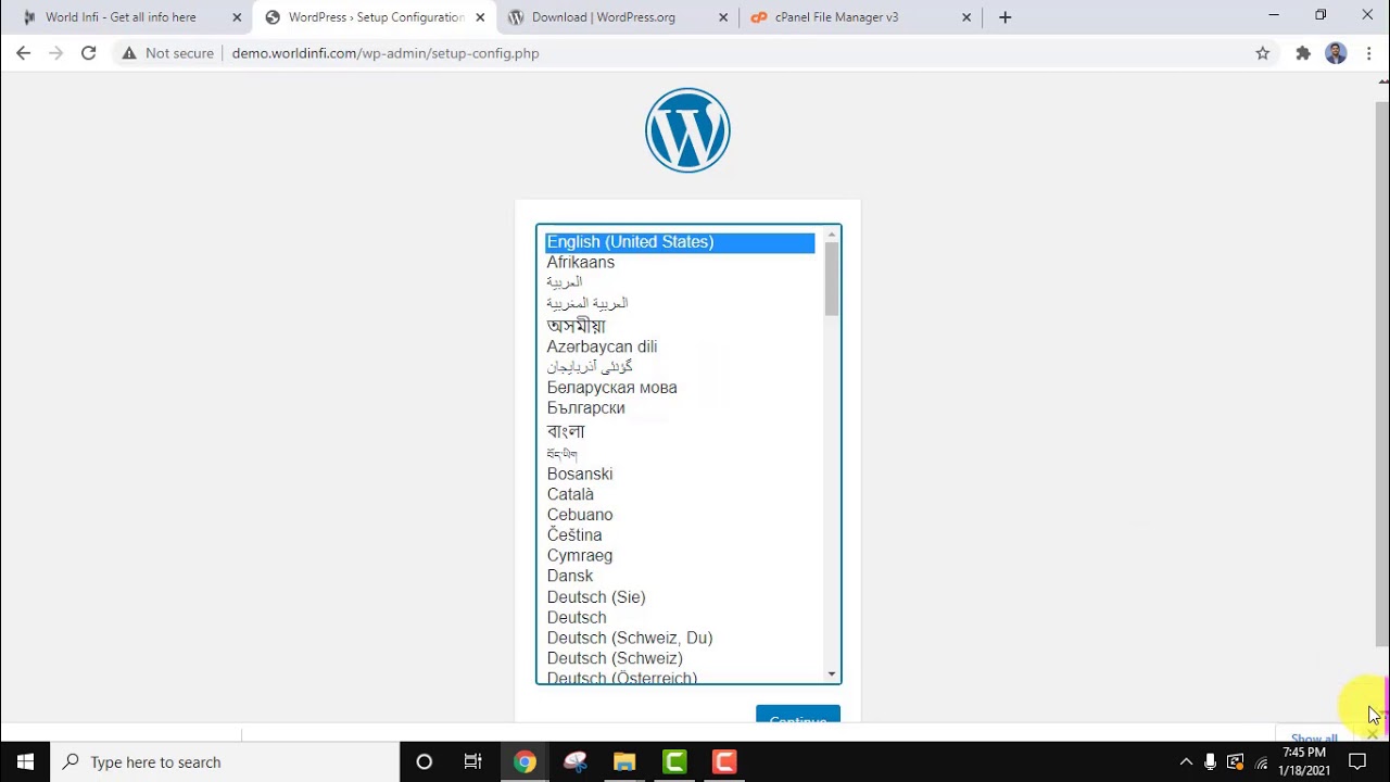 How to Install WordPress on a subdomain of an existing WP site