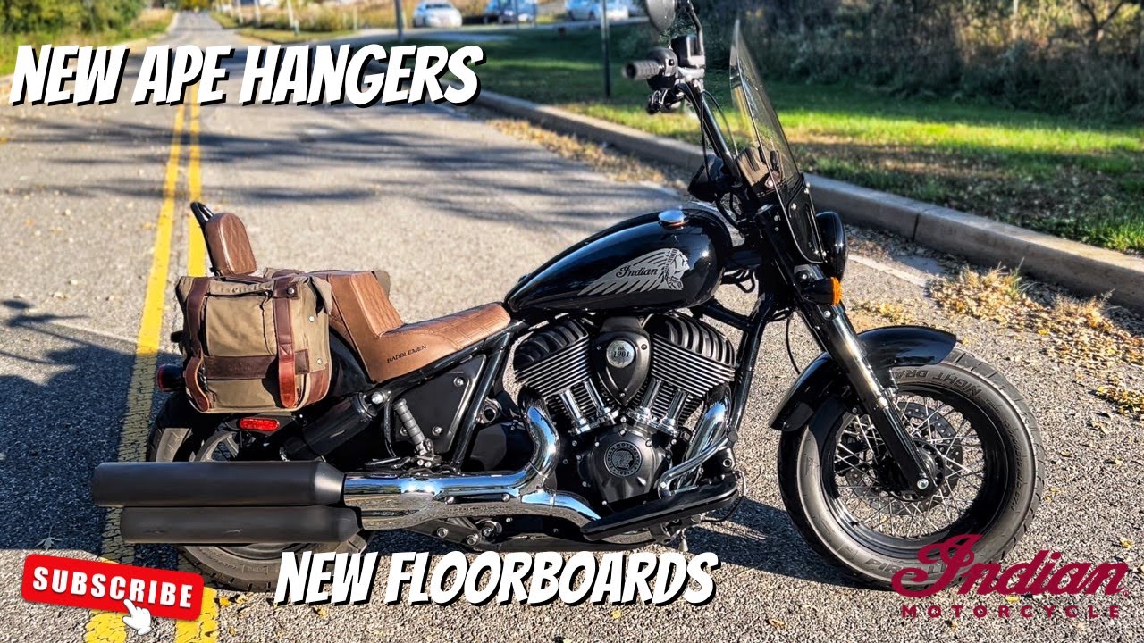 Обновление Indian Chief Bobber 2022 года — Рули — Подножки