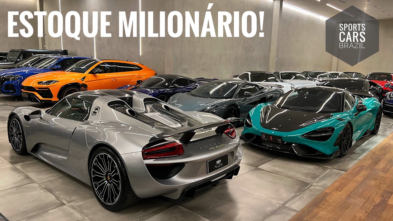 Conheça o ESTOQUE MILIONÁRIO da Paíto Motors! | Confira o mais novo PORSCHE 918 SPYDER +20Milhões!